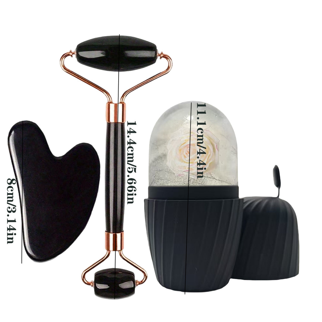 Ice, Roller & Gua Sha Trio