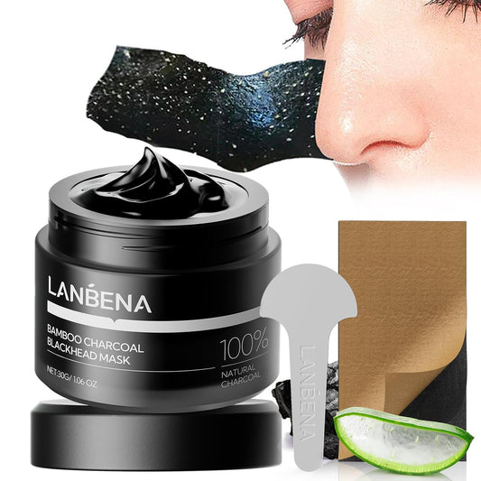 3.0 Bamboo Charcoal Blackhead Remover Mask, Nose Pore Strips, 60Pcs